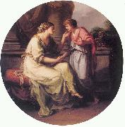 Angelica Kauffmann Papirius Pratextatus Entreated by his Mother to Disclose the Secrets of the Deliberations of the Rom Sweden oil painting reproduction